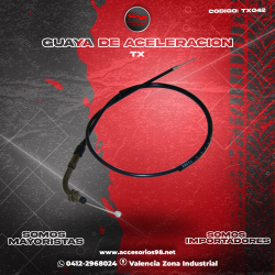 GUAYA DE ACELERACION DE TX