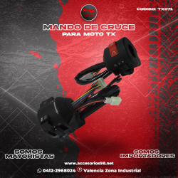 MANDO DE CRUCE PARA MOTO TX